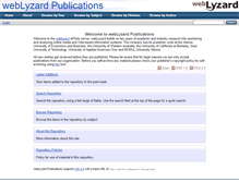 Tablet Screenshot of eprints.weblyzard.com